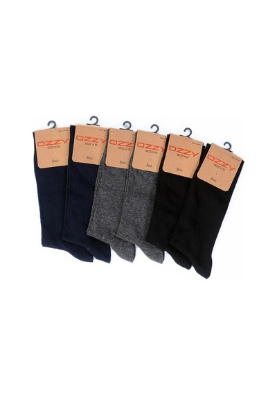 Ozzy Socks 6'Lı Viskon Dikişsiz Erkek Soket Çorap 4 Mevsim-Std Bej