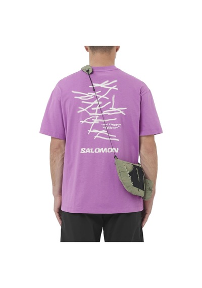 Salomon Wıld Rays Ss Tee M 2055 Pembe