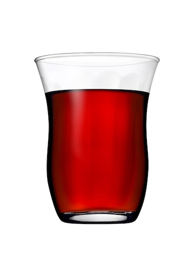 Paşabahçe Cihangir Optik'li Çay Bardağı, 6'lı 95 Cc, 42191o00, Şeffaf Beyaz - Şeffaf