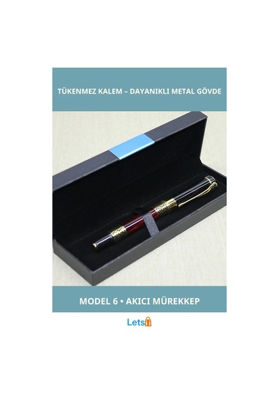 Şık Metal Gövdeyle Ergonomik Kutulu Tekli Tükenmez Kalem Çok Renkli
