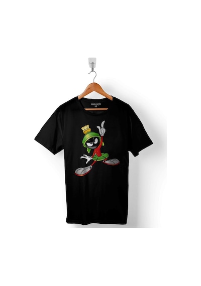Marvin The Martian Marslı Marvin Logo 2 Baskılı Tişört Unisex T-shirt 001