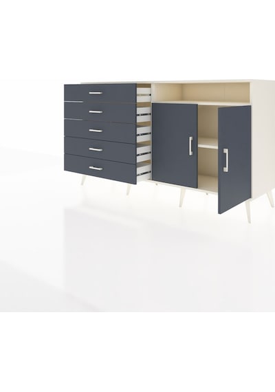 Hyperion Konsol 2 Raflı 5 Çekmeceli 2 Kapaklı 176x44x99 Aytaşı-an Aytaşı-antrasit Hyperion Konsol 2 Raflı 5 Çekmeceli 2 Kapaklı 176x44x99 Aytaşı-an Aytaşı-antrasit