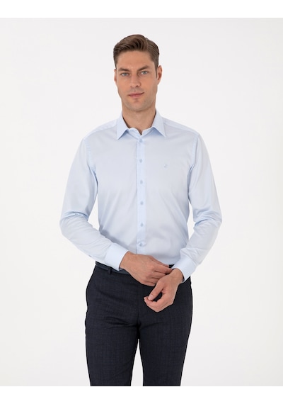 Pierre Cardin Erkek Açık Mavi Gömlek Basic 50315407-vr003