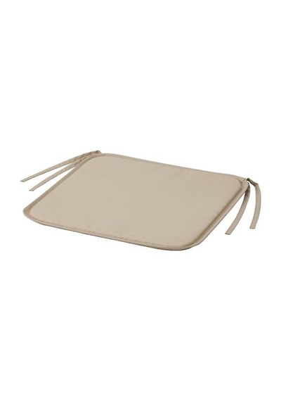 Sandalye Minderi İnce 34x34x1 cm Bej Renk MeridyenDukkan İç -Dış