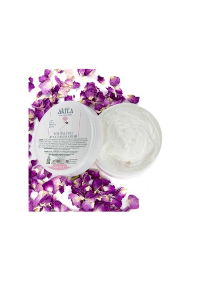 Akita Gül Özlü Doğal Ter Önleyici Ayak Kremi 100 ML