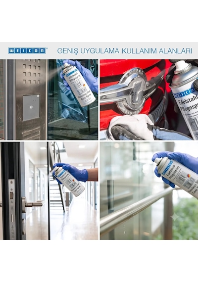Weicon - Paslanmaz Yüzey Koruyucu Sprey 400 Ml : Parmak İzi Ve Leke Bırakmayan Profesyonel Koruma Kalkanı