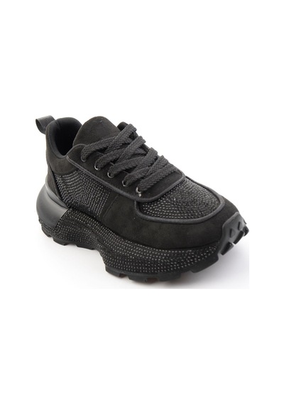 Bambi Siyah Kadın Sneaker K01235003387