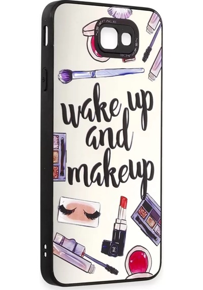 Newface Samsung Uyumlu,  Galaxy J7 Prime Kılıf Mirror Desenli Kapak - Mirror - 3 - Özel Seri 8683140569525 Bej