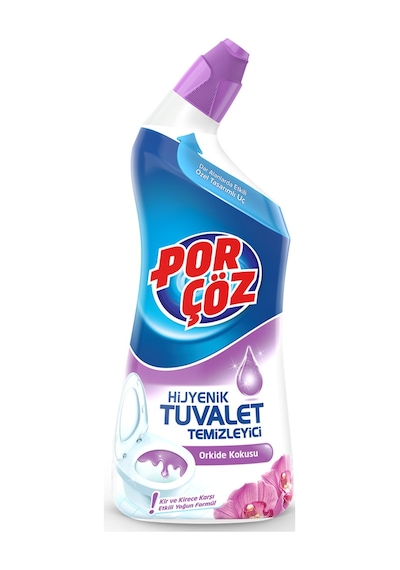 Porçöz Sıvı Tuvalet Temizleyici Orkide 750 Ml 4 Adet