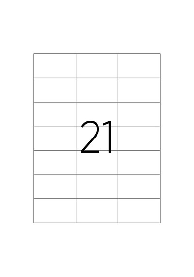Tanex Tw-2124 Laser Etiket 70X42.43 MM