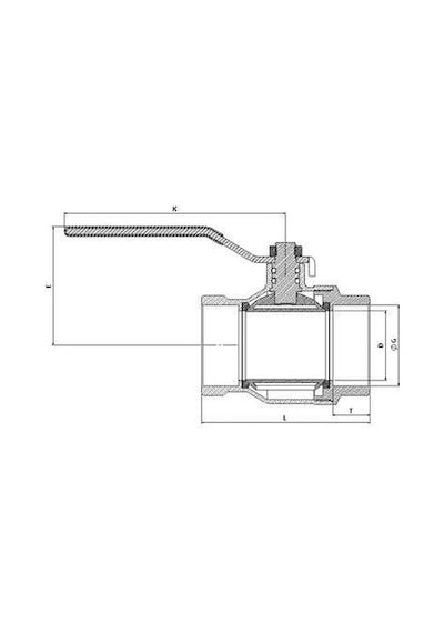 3/4 Küresel Vana Tam Geçişli Pn16 3''