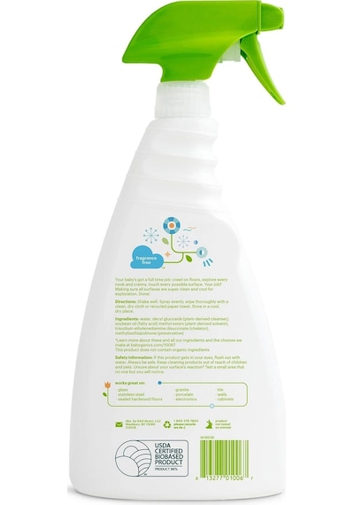 Babyganics Kokusuz Çoklu Yüzey Temizleyici 946 ML