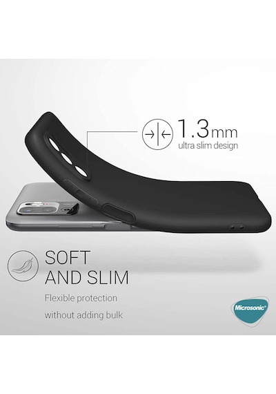 Microsonic Matte Silicone Xiaomi Redmi Note 10 5G Kılıf