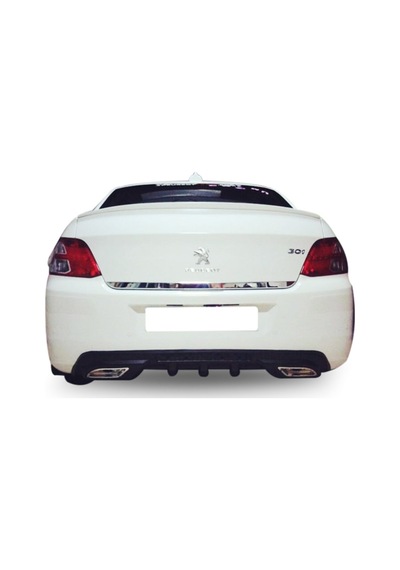 Peugeot 301 Egzoz Görünümlü Universal Arka Tampon Eki - Difüzör (