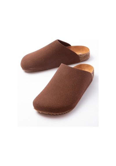 Jy0556 Ravn Bağcıksız Hakiki Süet Deri Erkek Günlük Mantar Taban Loafer Klasik Ayakkabı Hdmt - Kahve Kahverengi