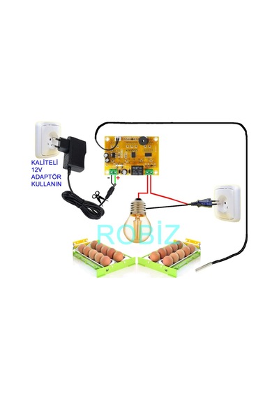 Xh-w1411 Dijital Termostat Zamanlayıcı Modül Kuluçka Pet Akvaryum Isıtıcı Soğutucu Kontrol Cihazı