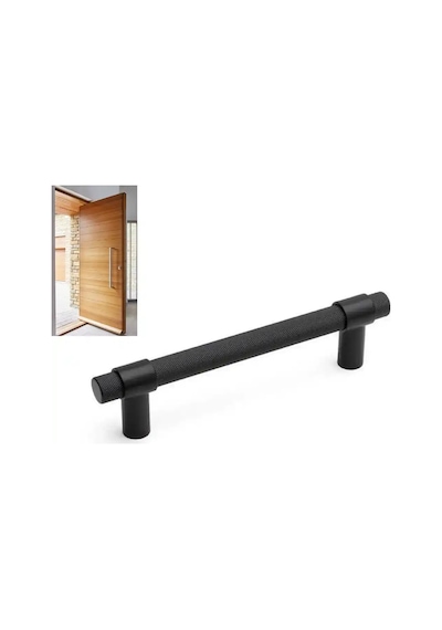System 9721 Çekme Kapı Kolu Siyah Kol 190mm Ph9721 0190 Al6-al6
