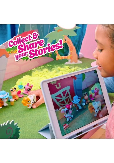 Littlest Pet Shop Beach Bites Pet Pair Seri 4 Kaplumbağa Denizatı Figür Seti Aksesuarlı Mini Lps 4+