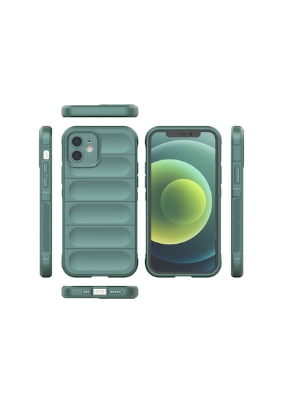 Apple Uyumlu iPhone 12 Kılıf Optimum Lens Çerçeveli Silikon Kapak