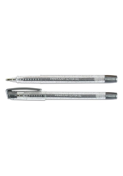 Jel Kalem Gümüş Jel Kalem Renk 1.0mm Pensan Simli Gel Tükenmez Ka