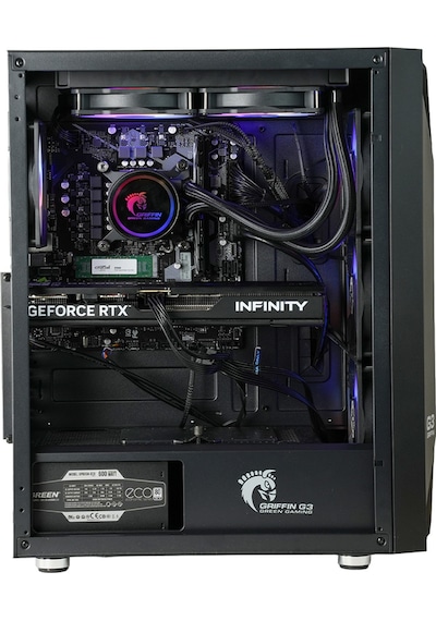 Green Griffin G3 Plus i5-14400F 16 GB 1 TB SSD RTX5060Ti Free Dos Masaüstü Oyuncu Bilgisayarı