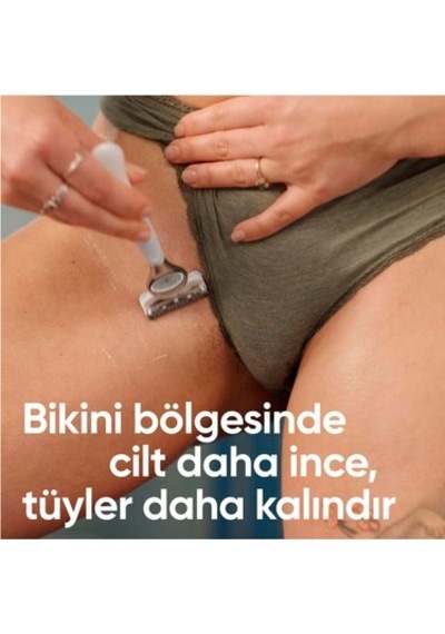 Bikini Bölgesi Tıraş Makinesi Ve 1 Adet Yedek