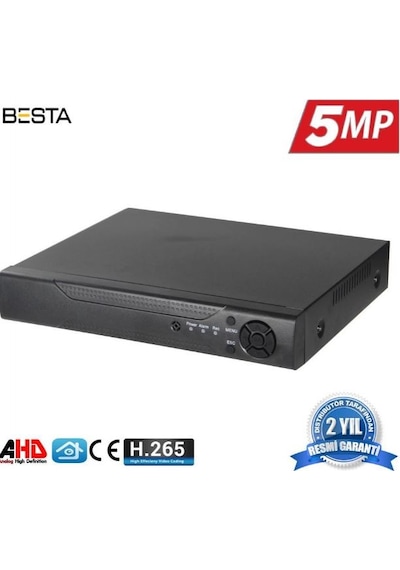 Besta 16 Kanal Ahd 5Mp H265 Dvr Kayıt Cihazı Xmeye Bs-816Hd