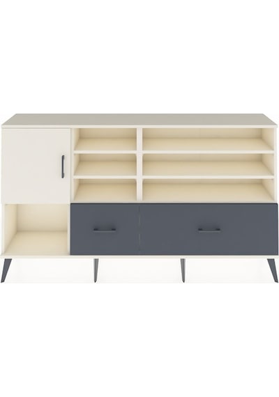 Arges Konsol 8 Raflı 2 Çekmeceli Tek Kapaklı 176x30x99 Aytaşı-aytaşı/antrasit Aytası/antrasıt - Aytası Arges Konsol 8 Raflı 2 Çekmeceli Tek Kapaklı 176x30x99 Aytaşı-aytaşı/antrasit Aytası/antrasıt - Aytası