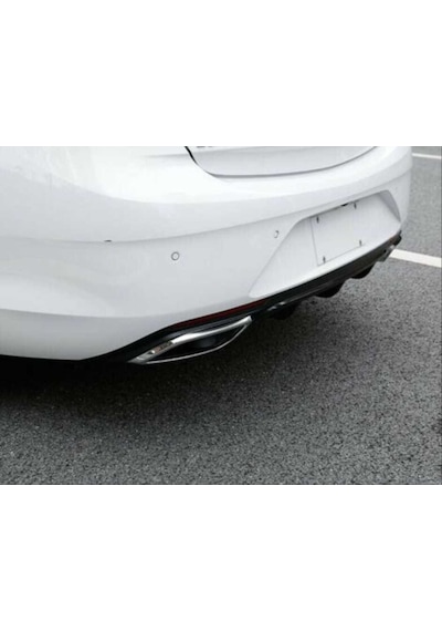 Autogp Opel İnsignia Arka Tampon Difüzörü Pianoblack 2017+