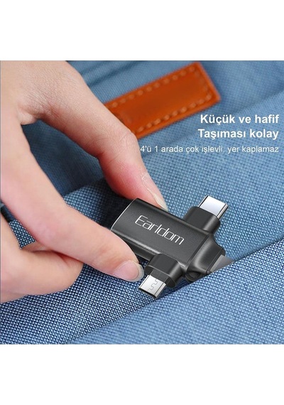 Peeq Earldom Ot80 3in1 Otg Dönüştürücü