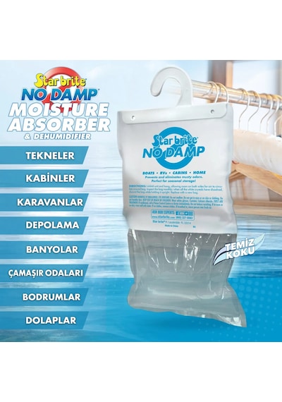 Starbrite - No Damp Asılabilir Nem Alıcı 450 G : Teknede Ve Kapalı Alanlarda Rutubete, Küf Kokusuna Ve Paslanmaya Son