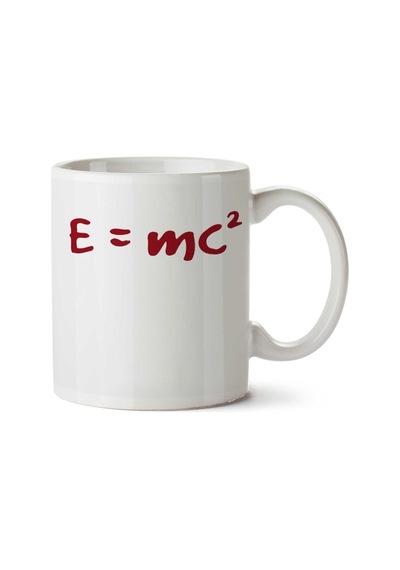 E Mc 2 Einstein T Shirts İki Tarafı Baskılı Kupa Bardak Çok Renkli