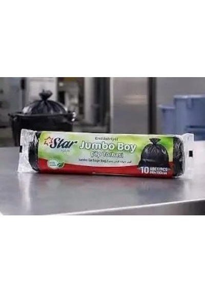 Star Endüstriyel Boy Çöp Torbası 80x110 Cm 10 Adet