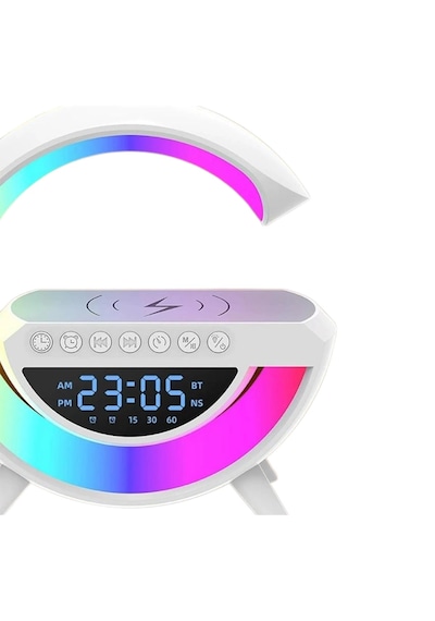 Hubrendy Tekno Rgb Işıklı Kablosuz Hoparlör Bluetooth Usb Fm Tf Kart Destekli