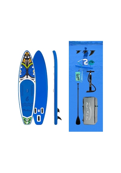 Monkey Şişme Sup Board/stand Up Paddle Board 350x85x15 Cm Lacivert 1 Yıl Garanti