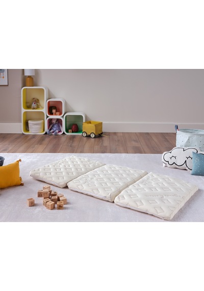 Organic Cotton Pamuk Katlanır Bebek Yatağı