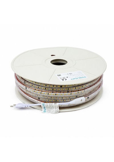 3 Renkli Şerit Led 192 Led 220v 100 Metre Beyaz, Ilık Beyaz, Günışığı Çok Renkli