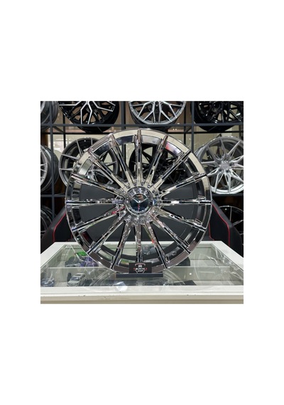 20 İnç 5x112 Mercedes S63 Vaccum Chrome Ön Arka Uyumlu Jant Takımı 4adet
