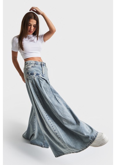 Itsbasic Kadın T.kot Rengi 3s5-65 Elephant Leg Süper Bol Kesim %100 Koton Denim Jean Kırmızı Itsbasic Kadın T.kot Rengi 3s5-65 Elephant Leg Süper Bol Kesim %100 Koton Denim Jean Kırmızı