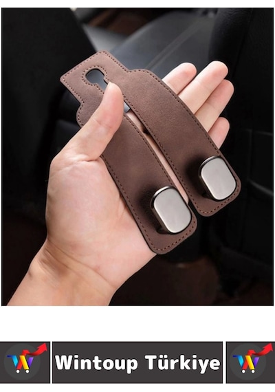 Ergonomik Araç Organizer Poşet Gömlek Takım Elbise Kıyafet Telefon Tutucu Araç İçi Koltuk Kancası
