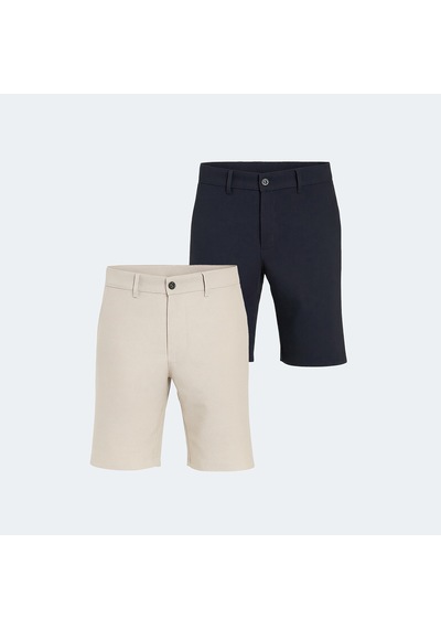 Slazenger EASILY 2 li Set Erkek  Siyah -Taş Gri Şort