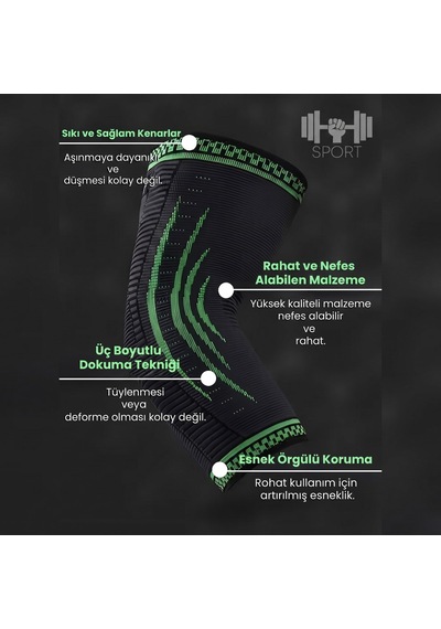 Hsport Elastik Dizlik Neopren Kumaş Fitness Voleybol Basketbol Tenis Sporcuları İçin Koruyucu Diz Destek Bandajı 28 Cm Kısa
