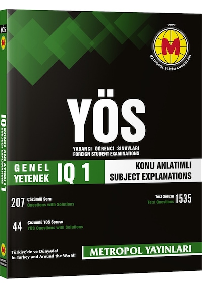 Yös Genel Yetenek Iq -1 Konu Anlatımlı-Örnek Çözümlü