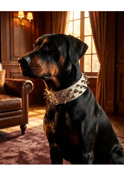 Deri Köpek Koruma Tasması