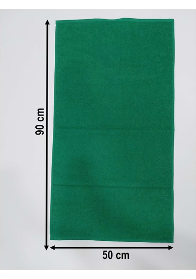 12'li Yeşil Kuaför Berber Havlusu 50 x 90 CM Profesyonel Saç Havlusu Ekonomik Set