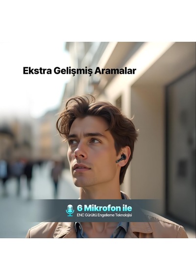 Airbeat Pro Max Gerçek Kablosuz Tws Bluetooth Kulaklık Siyah 2km162s