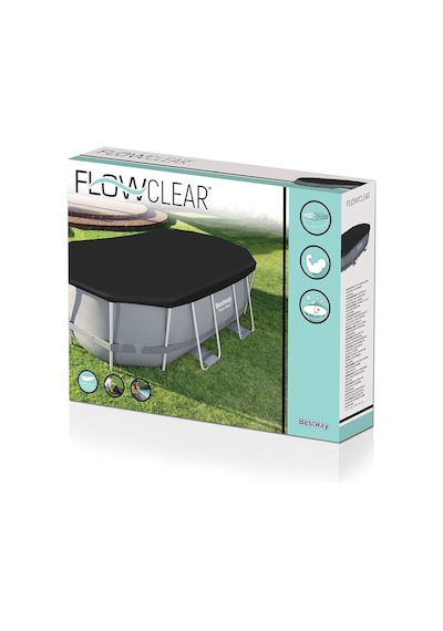 Bestway Flowclear Pvc Branda, Gri, Power Steel Havuz Için Çok Renkli