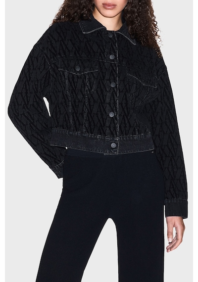 Armani Exchange Bayan Ceket Xw000819 Af16092 Fb180 Siyah Siyah