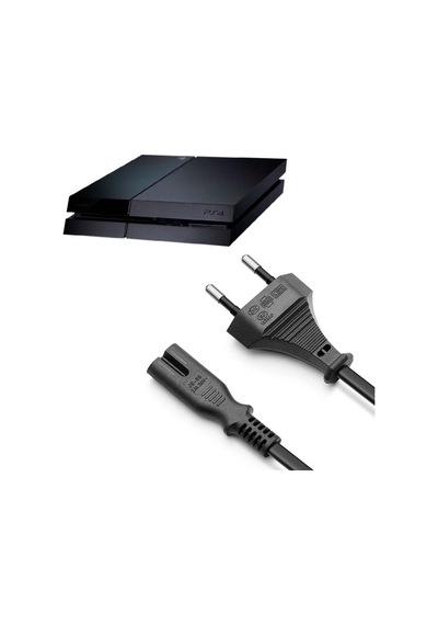 Ps4 Güç Kablosu Playstation 4 Uyumlu Güç Kablosu Power 2 Pin Kablo