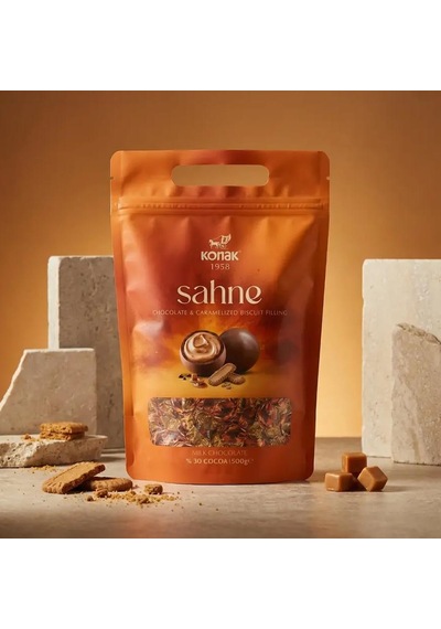 Konak Sahne Karamelize Bisküvili Sütlü Çikolata 500 Gr